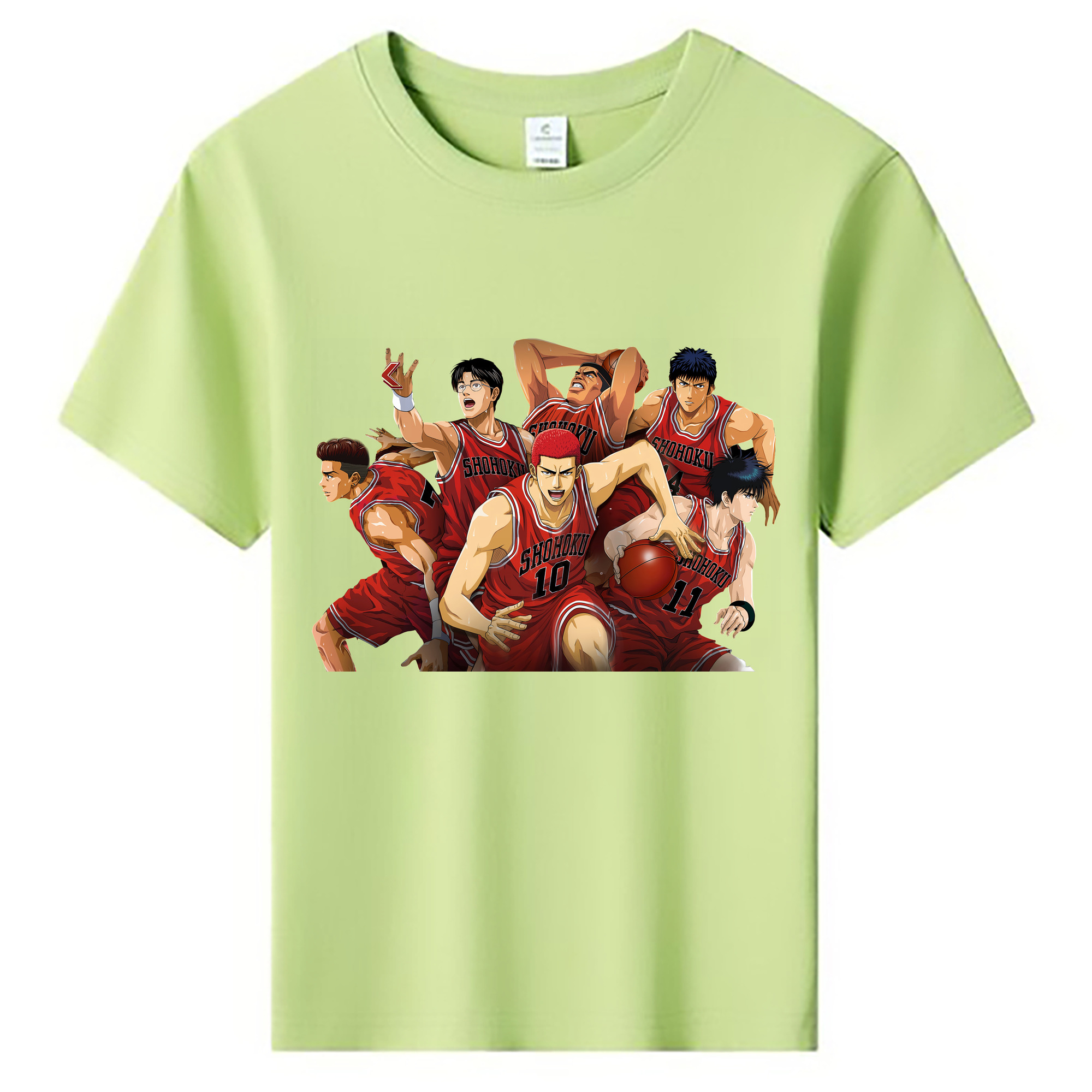 （画像用） SLAM DUNK／スラムダンク 綿100％キッズTシャツ（フロントプリント）